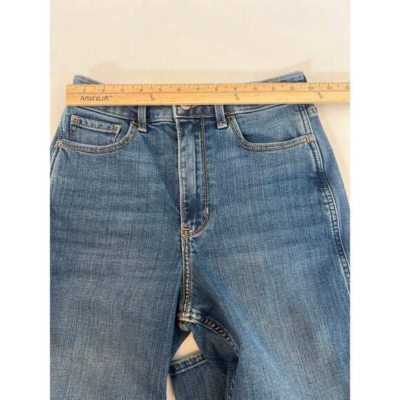 Abercrombie & Fitch High Rise Mom Jean Medium Wash Blue Size 26/2R - Picture 10 of 12